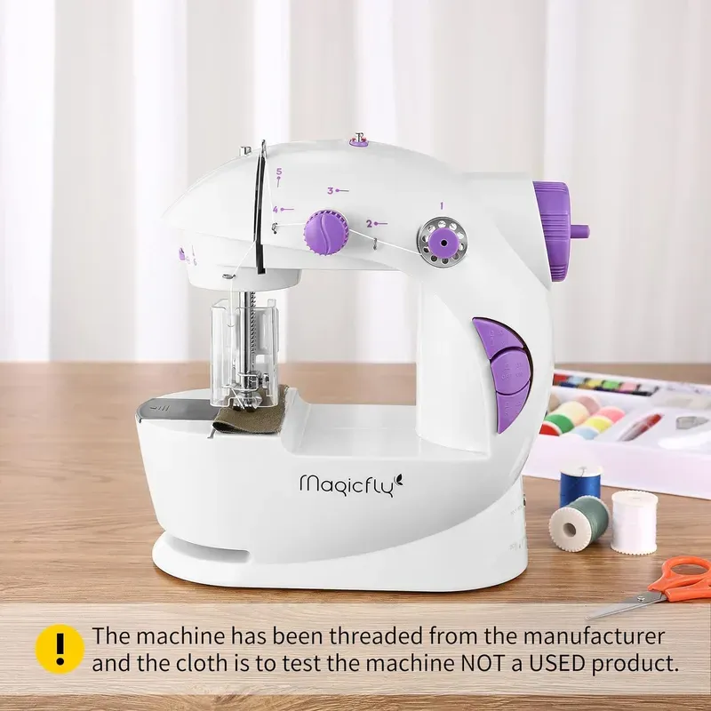 18 🔥💯🏹 Household Small Mini Sewing Machine Household Mini Electric Desktop Multi-Function Automatic Sewing Machine.💫😎👉