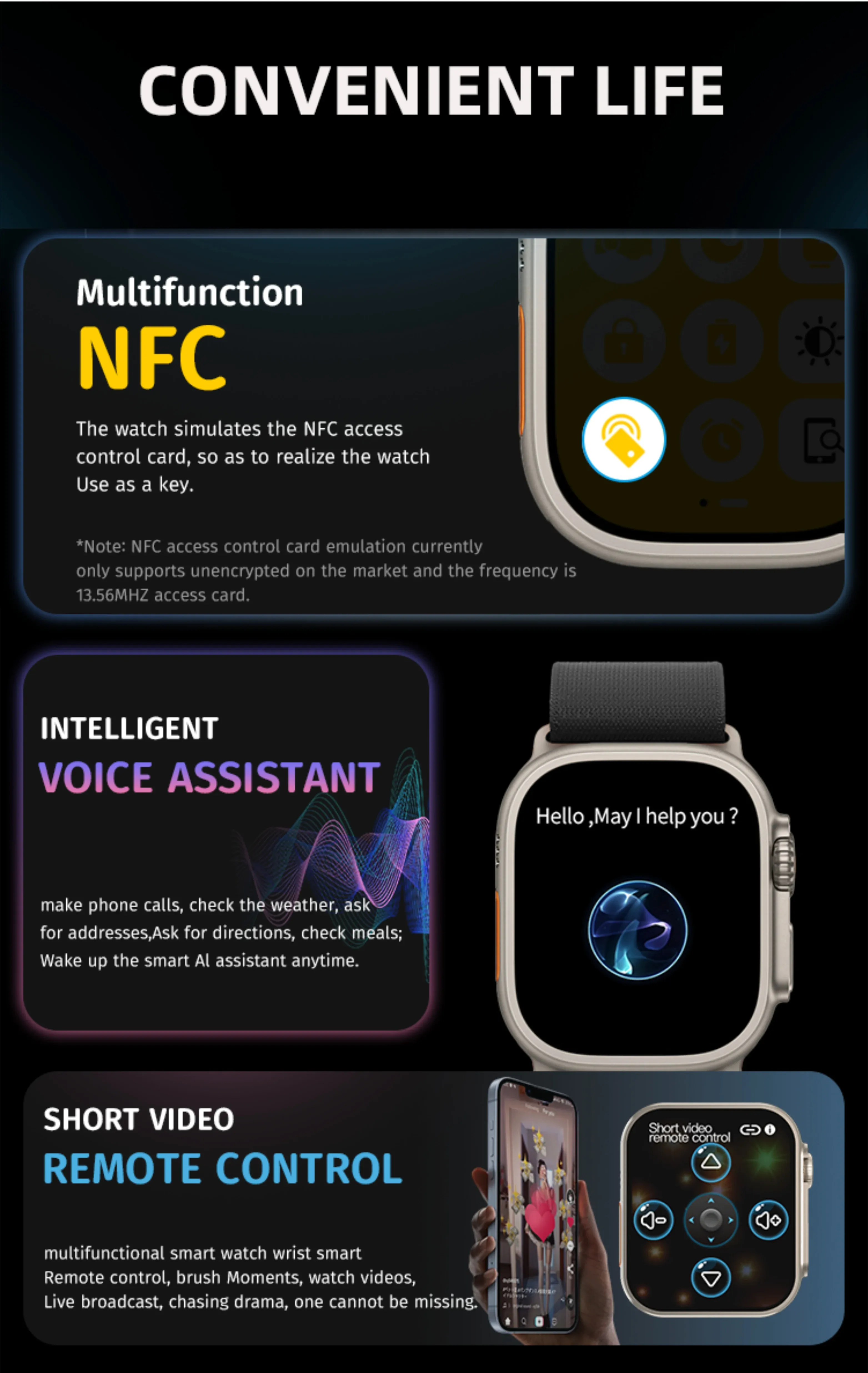 High-end electronic watches