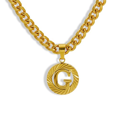 24 Bible baptized lucky letter necklace