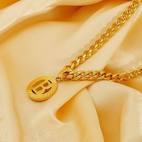 24 Bible baptized lucky letter necklace