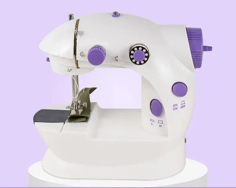18 🔥💯🏹 Household Small Mini Sewing Machine Household Mini Electric Desktop Multi-Function Automatic Sewing Machine.💫😎👉