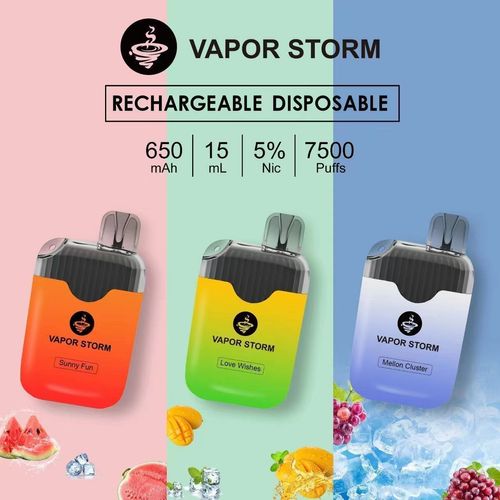 VAPOR STORM7500口 一次性電子煙 可充電 穩定輸出