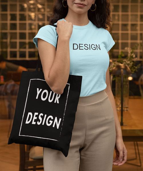 Your Own Design Women Custom Tote Bag for Shopping Canvas Bags