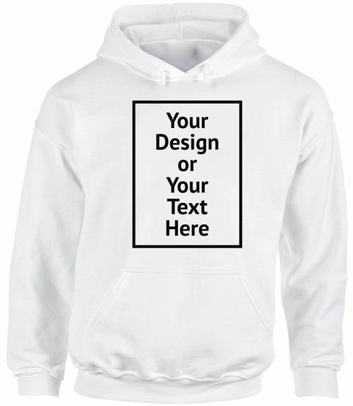 Personalized Hoodie DIY Add Your Photo Image Your Own Custom Text Hooded Sweatshirt