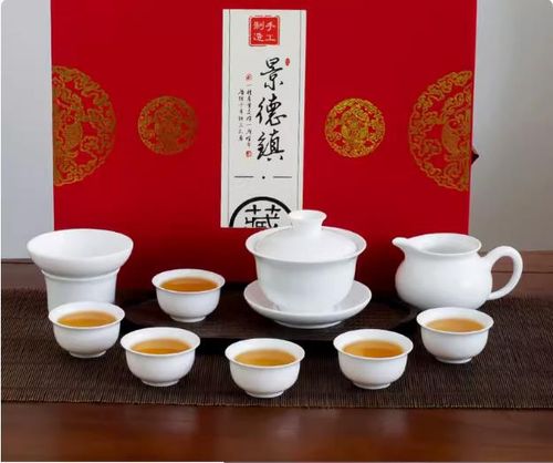 Jingdezhen Pure White Porcelain Kung Fu Bowl and Tea Cup Set