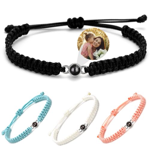 Custom Bracelets with Photos, Projection Bracelet with Picture inside, Picture Bracelet Personalized Photo