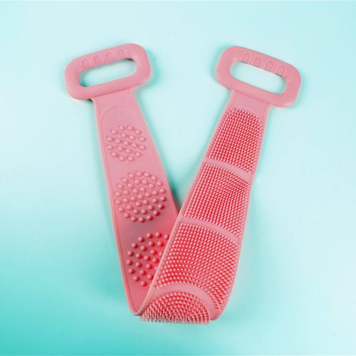 Epsilon Cheap Price BPA Free Custom Silicone Bath Towel with Soft Back Brush