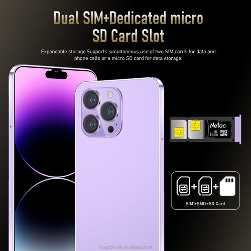2024 Original I15 Phone 15 Pro Max 5g Smartphone New Arrival 6.7 Inches 16GB+512GB Phone 15 Clone Unlocked Android Mobile Phones