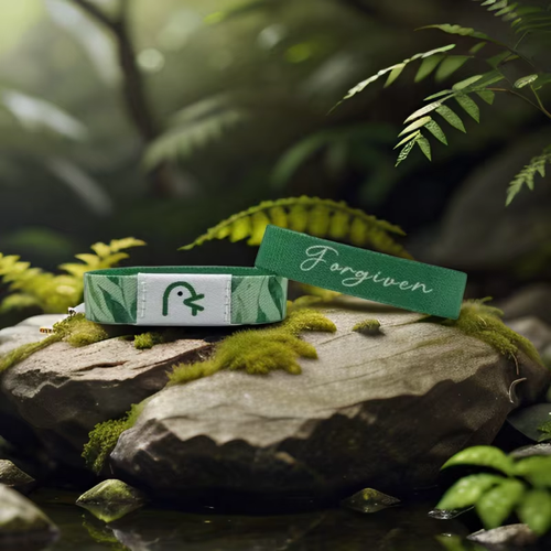 Tiktok Hot Selling Christian Gift Wearable Fabric Smart NFC Rfid Wristbands Custom Dropshipping Scan Daily Bible Verse Bracelet