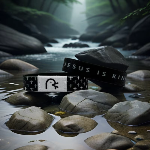 Tiktok Hot Selling Christian Gift Wearable Fabric Smart NFC Rfid Wristbands Custom Dropshipping Scan Daily Bible Verse Bracelet