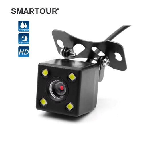 Smartour Rear Camera Car Waterproof Parking Assistance Reversing Back CMOS Image Sensor 4 LED Rearview Camera Night View