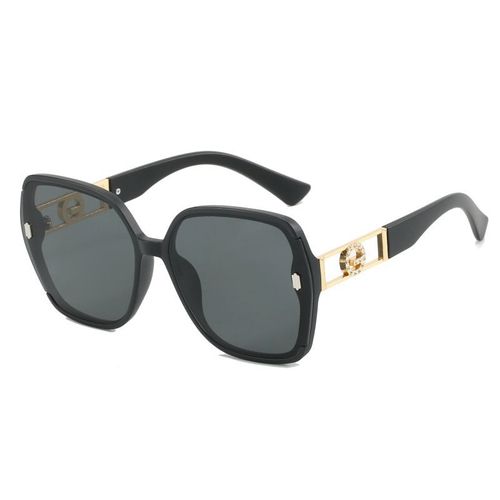 Women's UV-resistant sunglasses, high-end women's style, big face, versatile, slimming, trendy glasses 45 sales