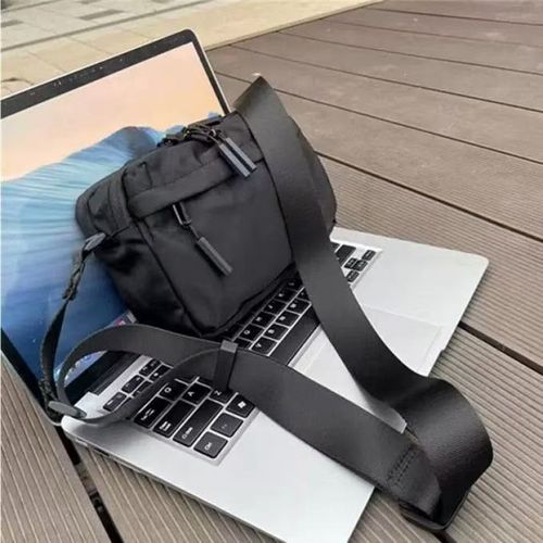Unisex Japanese-Style New Lightweight Casual Fashion Multi-Pocket Crossbody Bag Waterproof Oxford Cloth Small Square Bag