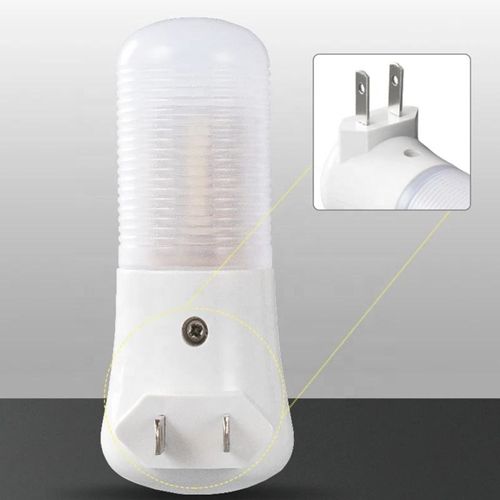 Led Manual Onoff Switch Plug-in Night Light Bright White Indoor Light Bathroom Energy Efficient Wall Night Light