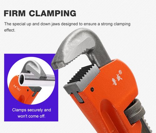 Chrome Plating Mirror Finish Multi Specifications Pipe Wrench