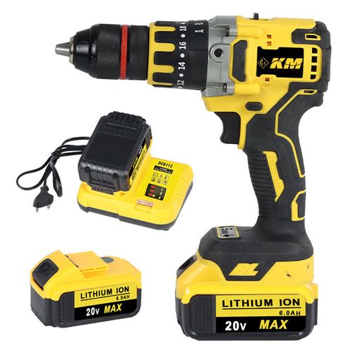 Large Torque Electric DrillElectric ScrewdriverThree Function Brushless Impact Drill