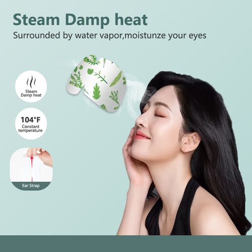 Steam Eye Mask Relieves Eye Fatigue Hot Compress Sunshade Heating Student Sleep Heating Eye protection Patch