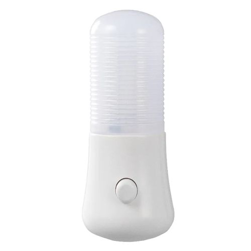 Led Manual Onoff Switch Plug-in Night Light Bright White Indoor Light Bathroom Energy Efficient Wall Night Light