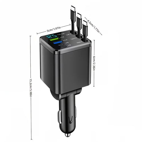 7-in-1 Car Fast Charger for Mobile Phones