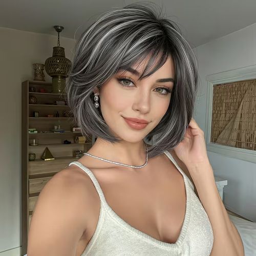 Ash Grey Wig
