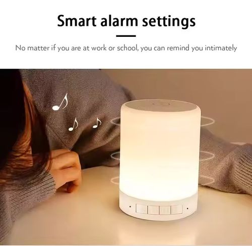 Smart bluetooth speaker with clapping light and color touch light
