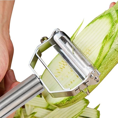 Multifunctional stainless steel peeler