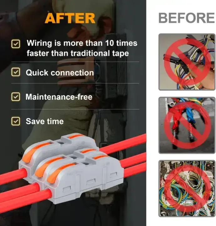 🔥💥Quick Connector🎉🚀Buy 1 Pack + Get 2 Packs Free (1 Pack 12 pcs 3 packs, 36 pcs in total)👉 32 sales