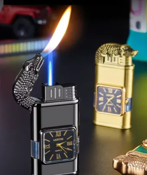 Windproof Lighter Vintage Watch Bezel Jet flame Torch🔥BUY 2 FREE SHIPPING