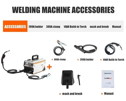 Portable inverter welding machine with 15A plug
