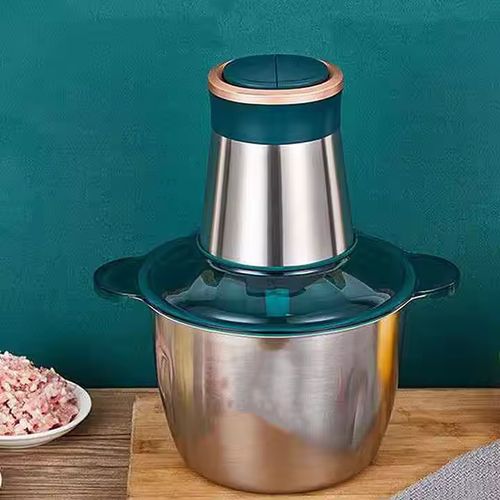 New 2 Speeds 220-240V 250W High Power Stainless steel 2L 3L Capacity Electric Chopper Meat Grinder Mincer Food Processor Slicer