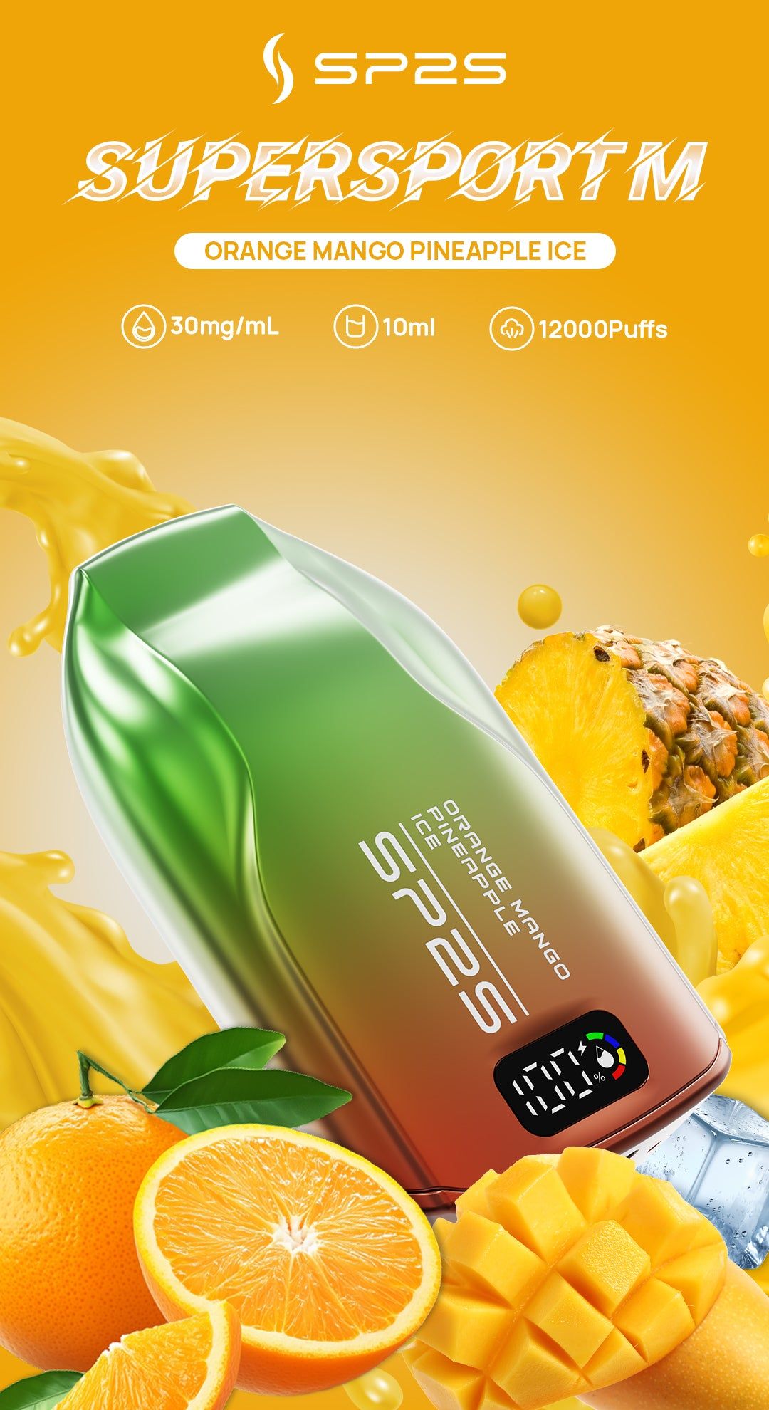 澳洲 SP2s 9000 口一次性電子煙 果味豐富