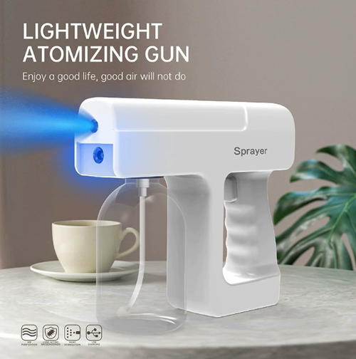 Disinfectant Spray Gun Electric Disinfector Nano Sterilising Household Handheld Portable Deodorising Disinfection Gun