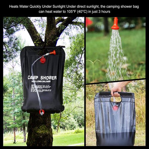 5 Gallon(20L) Portable Solar Outdoor Shower Bag