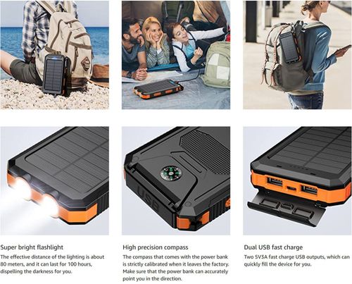 Portable solar power bank