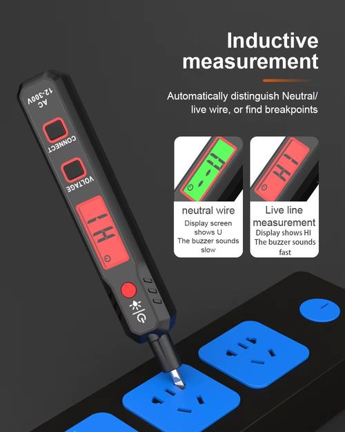 Electronic digital display test pen
