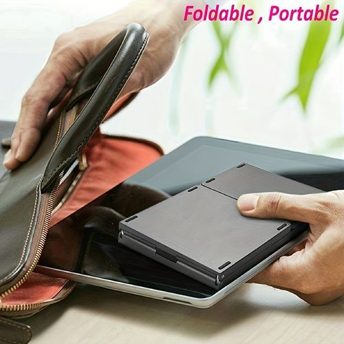Thin Portable Foldable Mini Wireless Keyboard