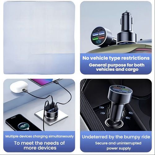 6-in-1 Car Fast Charger
