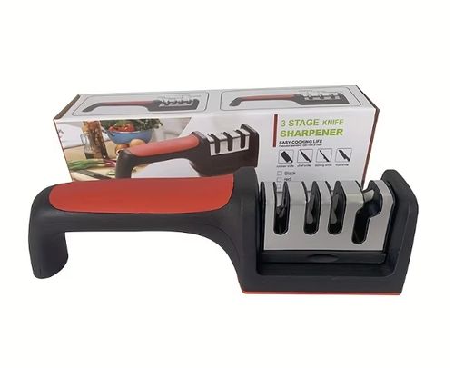 Professional 4-Stage Knife Sharpener - Restore Blades in Seconds