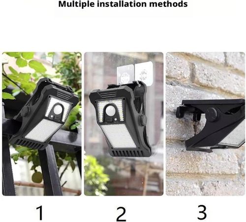 50% OFF Last 2 Days Solar Dual Charge Motion Sensor Wall Light Clip On Anywhere COD