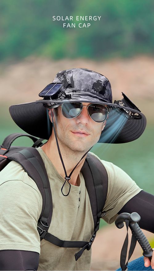 Solar Powered Fan Hat