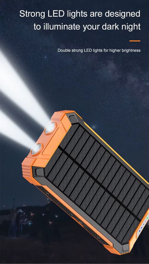 Bestselling Waterproof Solar Power Bank 20000mAh Outdoor Camping Lamp Portable Charger