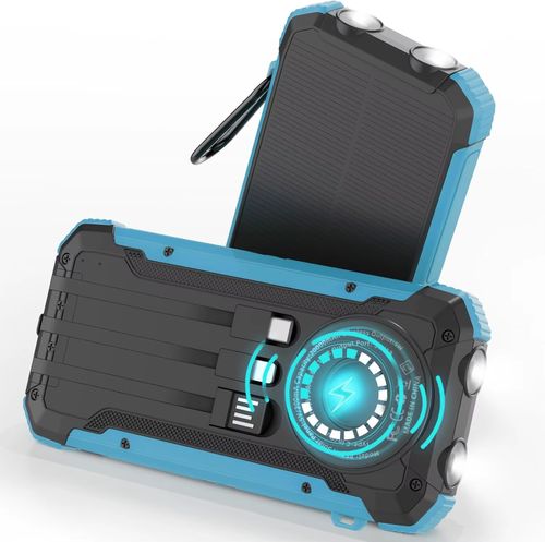 Bestselling Waterproof Solar Power Bank 20000mAh Outdoor Camping Lamp Portable Charger