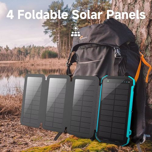 Bestselling Waterproof Solar Power Bank 20000mAh Outdoor Camping Lamp Portable Charger