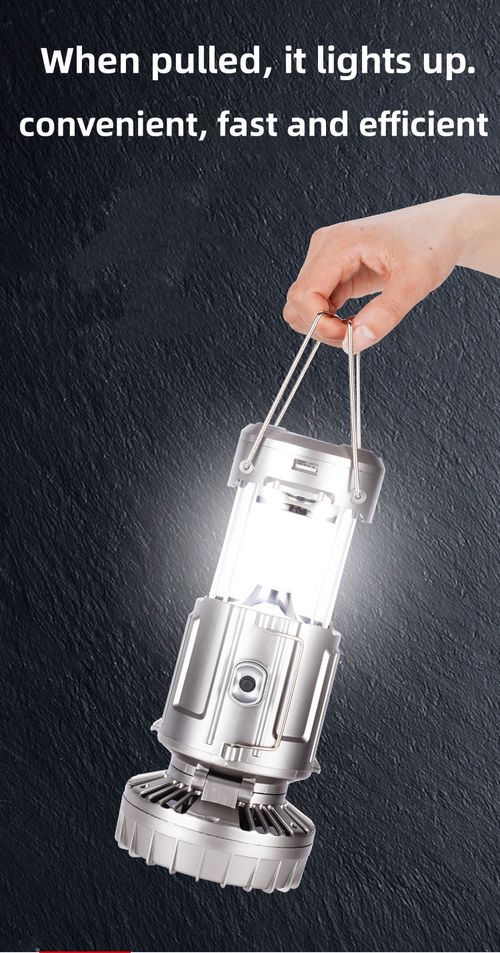 🔥Last Day 49% Solar Camping Lamp With Fan
