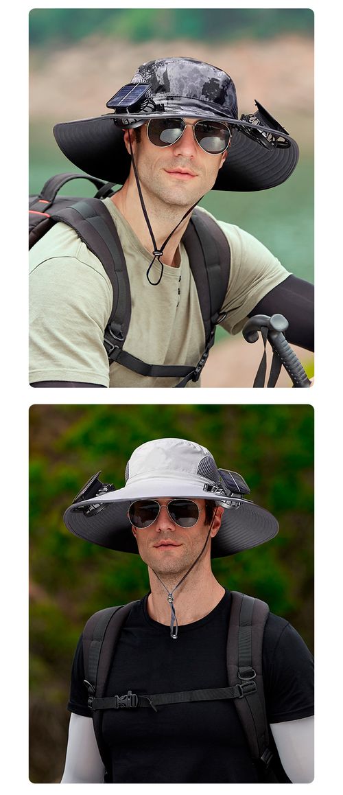 Solar Powered Fan Hat