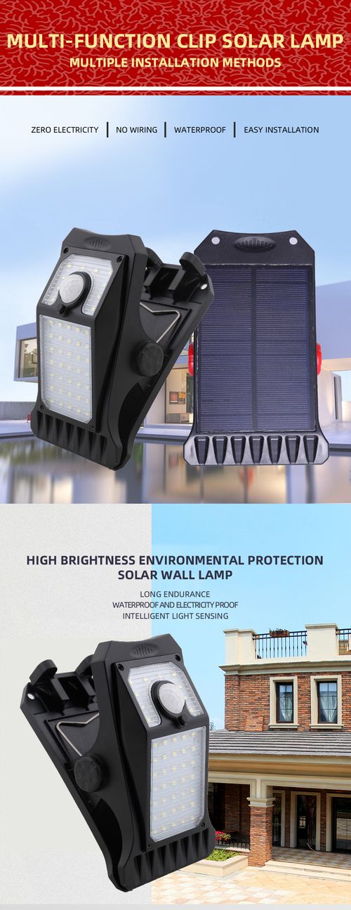 50% OFF Last 2 Days Solar Dual Charge Motion Sensor Wall Light Clip On Anywhere COD
