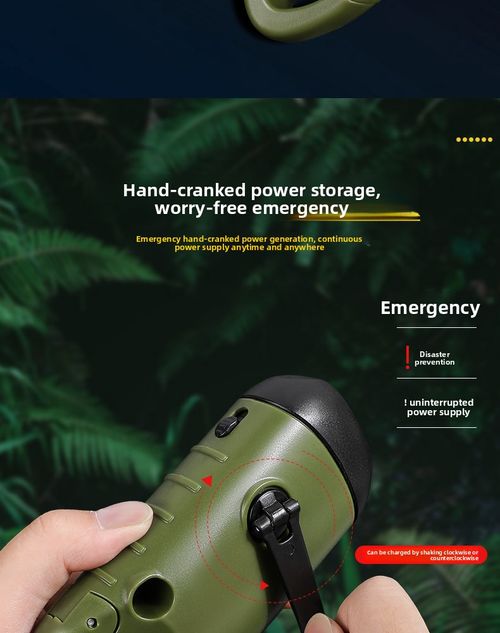 🔥Lat Day 49%Emergency Solar Hand Crank Tactical LED Flashlight