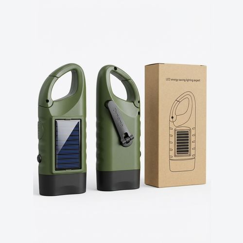 🔥Lat Day 49%Emergency Solar Hand Crank Tactical LED Flashlight