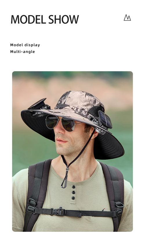 Solar Powered Fan Hat