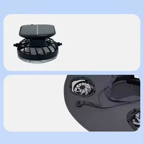 Solar Powered Fan Hat